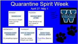 Quarantine Spirit Week